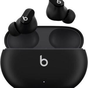 هدفون بی‌سیم Beats Studio Buds مشکی با قابلیت حذف نویز و طراحی مینیمال