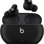 هدفون بی‌سیم Beats Studio Buds مشکی با قابلیت حذف نویز و طراحی مینیمال