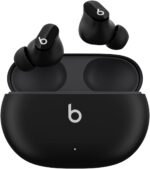هدفون بی‌سیم Beats Studio Buds مشکی با قابلیت حذف نویز و طراحی مینیمال