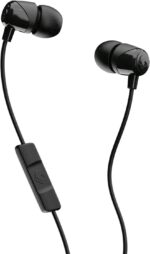 هدفون سیمی Skullcandy Jib مشکی با جک ۳.۵ میلی‌متری و میکروفون روی کابل