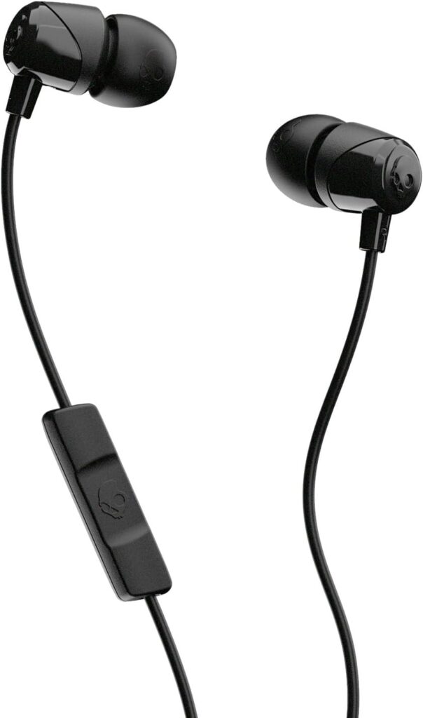 هدفون سیمی Skullcandy Jib مشکی با جک ۳.۵ میلی‌متری و میکروفون روی کابل