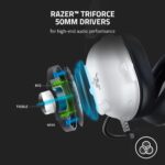 جزئیات گوشی هدست Razer BlackShark V2 X با بالشتک فوم حافظه‌دار