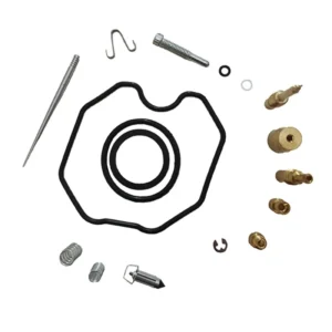 لوازم کاربراتور موتورسیکلت کد KH125 مجموعه ۱۷ عددی مناسب موتورهای هوندا