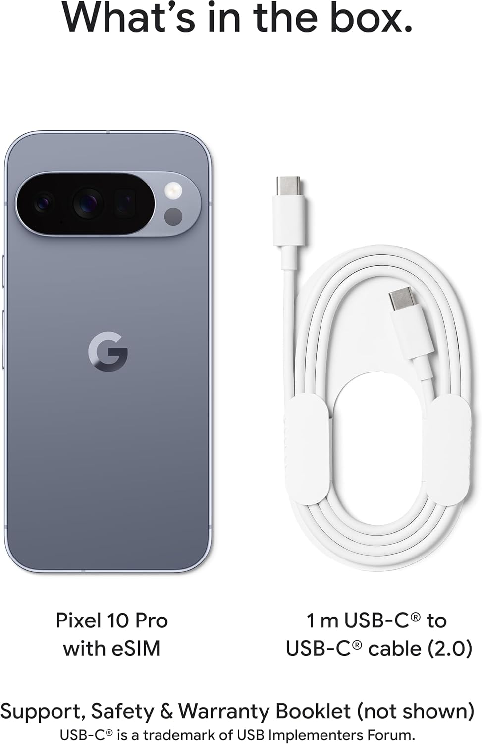 Google Pixel 10 Pro همراه با کابل شارژ USB-C