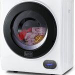 خشک‌کن لباس BLACK+DECKER 1.5 Cu. Ft با طراحی سفید و مدرن