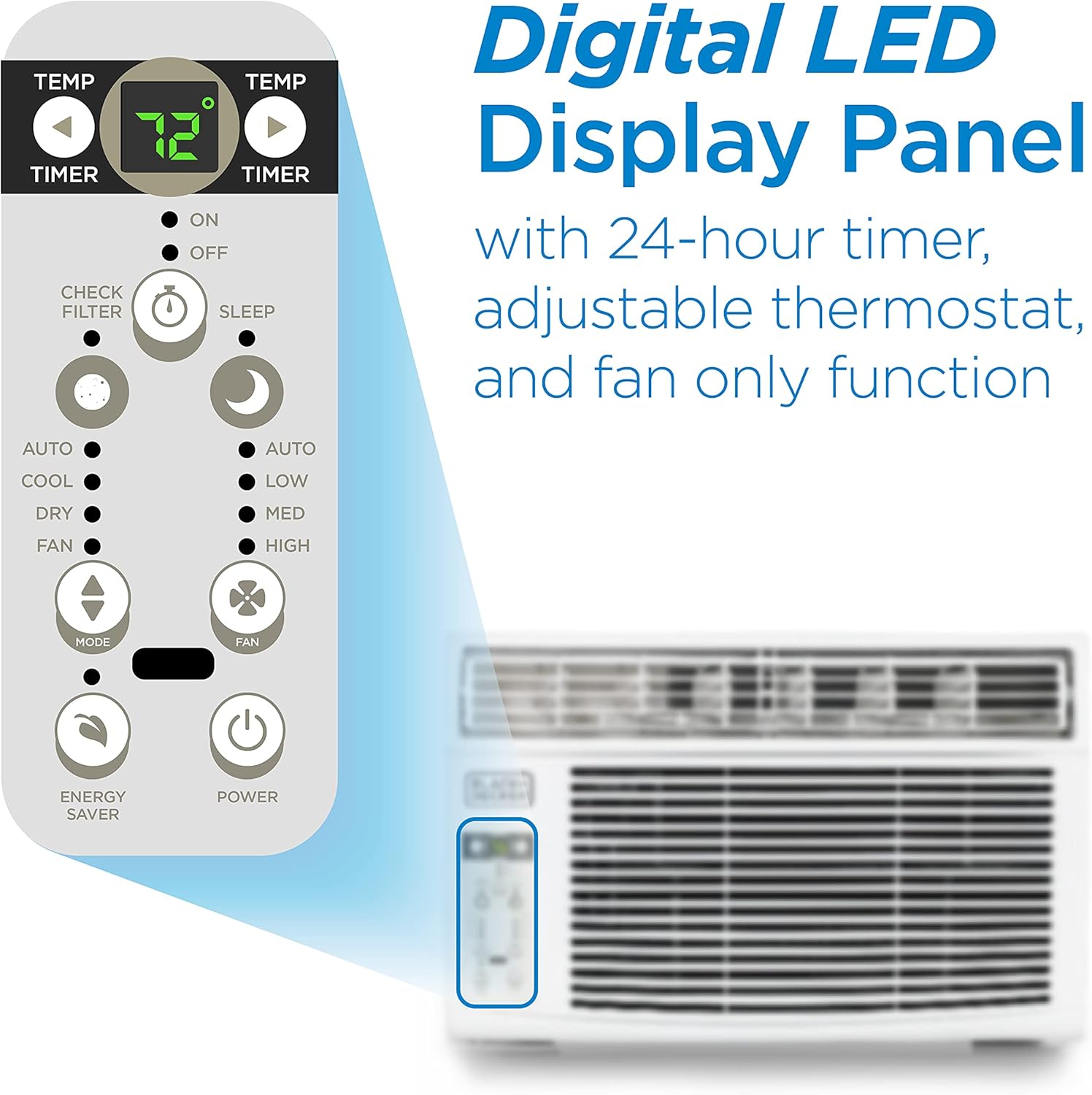 عملکرد کلی کولر گازی پنجره‌ای BLACK+DECKER و نحوه نصب آن