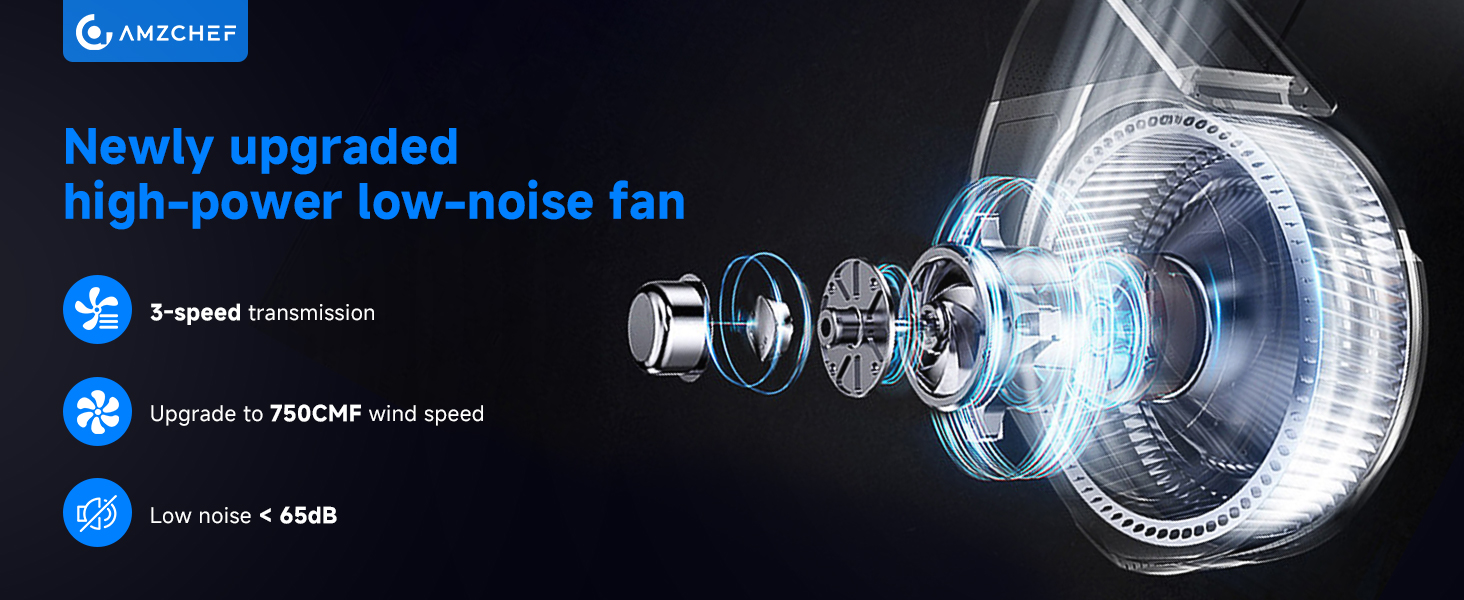 فیلتر بافل استیل قابل شستشو هود AMZCHEF با قابلیت شستشو در ماشین ظرفشویی