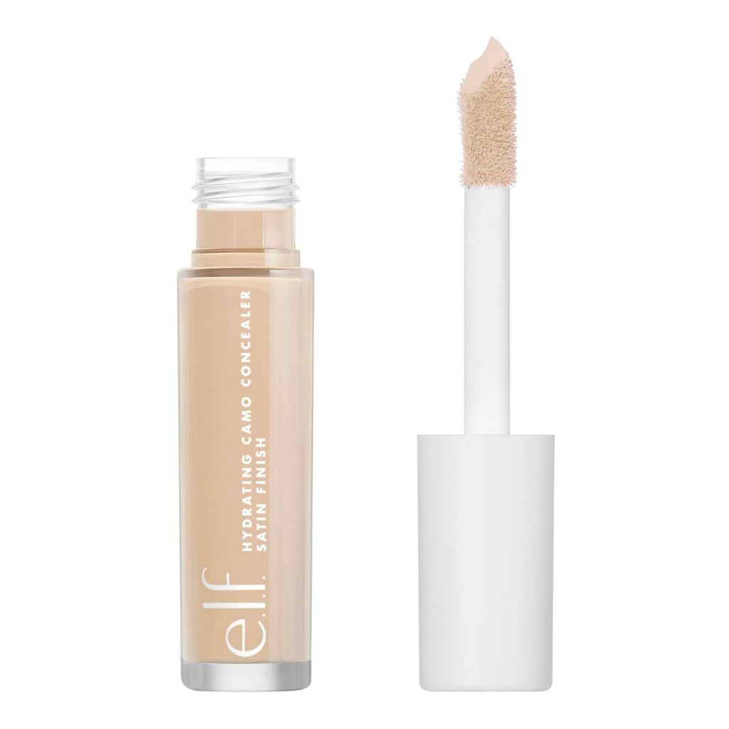 کانسیلر فول کاور e.l.f. Hydrating Camo رنگ Light Sand با بافت کرمی آبرسان