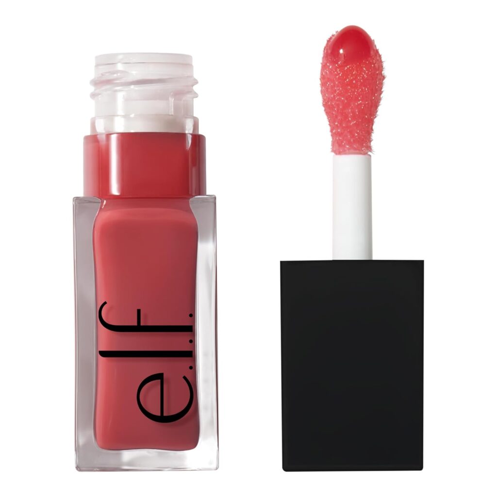 روغن لب براق e.l.f مدل Glow Reviver رنگ Rose Envy با جلوه شاین طبیعی