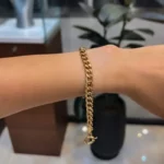 دستبند طلا 18 عیار زنانه مدل crt7 - تصویر 2