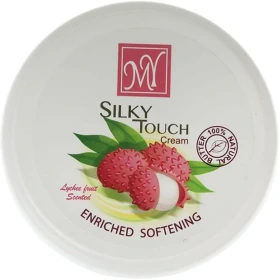 نمای نزدیک کرم مرطوبکننده مای مدل Silky Touch حجم ۲۰۰ میلیلیتر