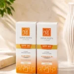 نمای نزدیک کرم ضد آفتاب پودری رنگی مای SPF 30