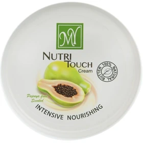نمای نزدیک کرم مرطوب‌کننده مای Nutri Touch حجم ۲۰۰ میلی‌لیتر