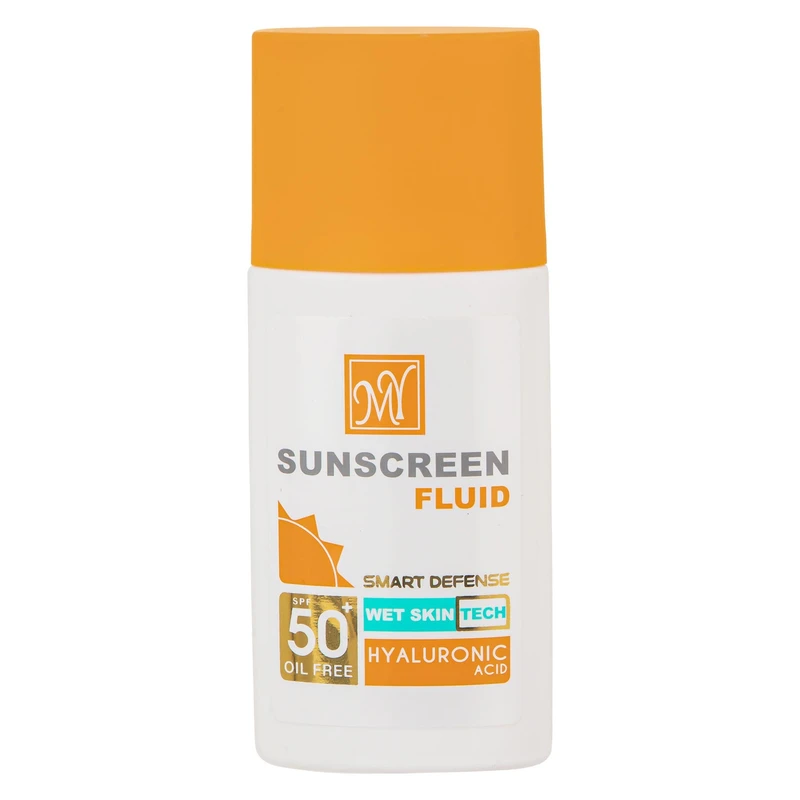فلوئید ضدآفتاب بی‌رنگ مای SPF50 مدل Smart Defense حجم 50 میلی‌لیتر